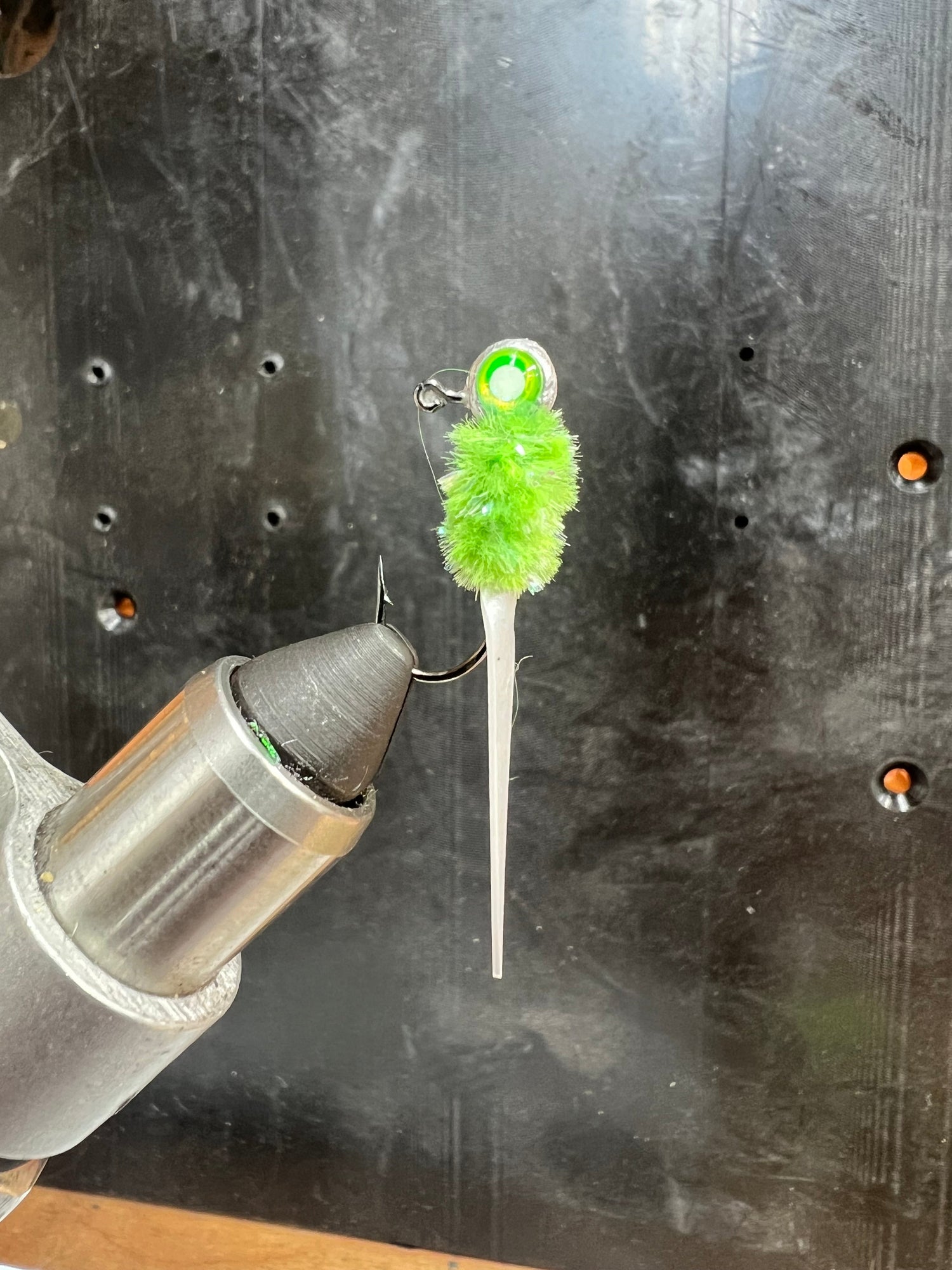 Hand Tied Crappie Jigs with Silicone Tails