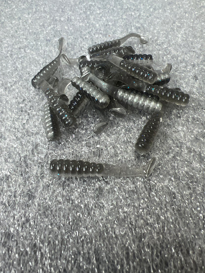 2 Inch Paddle Slayer Crappie Bait 20 Pack