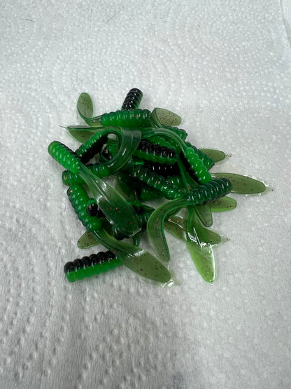 2 Inch Crappie Slapper Bait 20 Pack