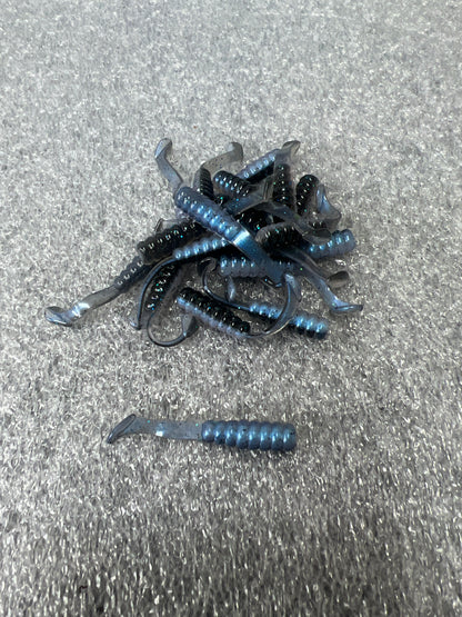 2 Inch Paddle Slayer Crappie Bait 20 Pack