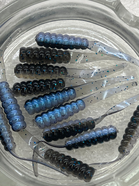 2 Inch Crappie Dock Shot Bait 20 Pack